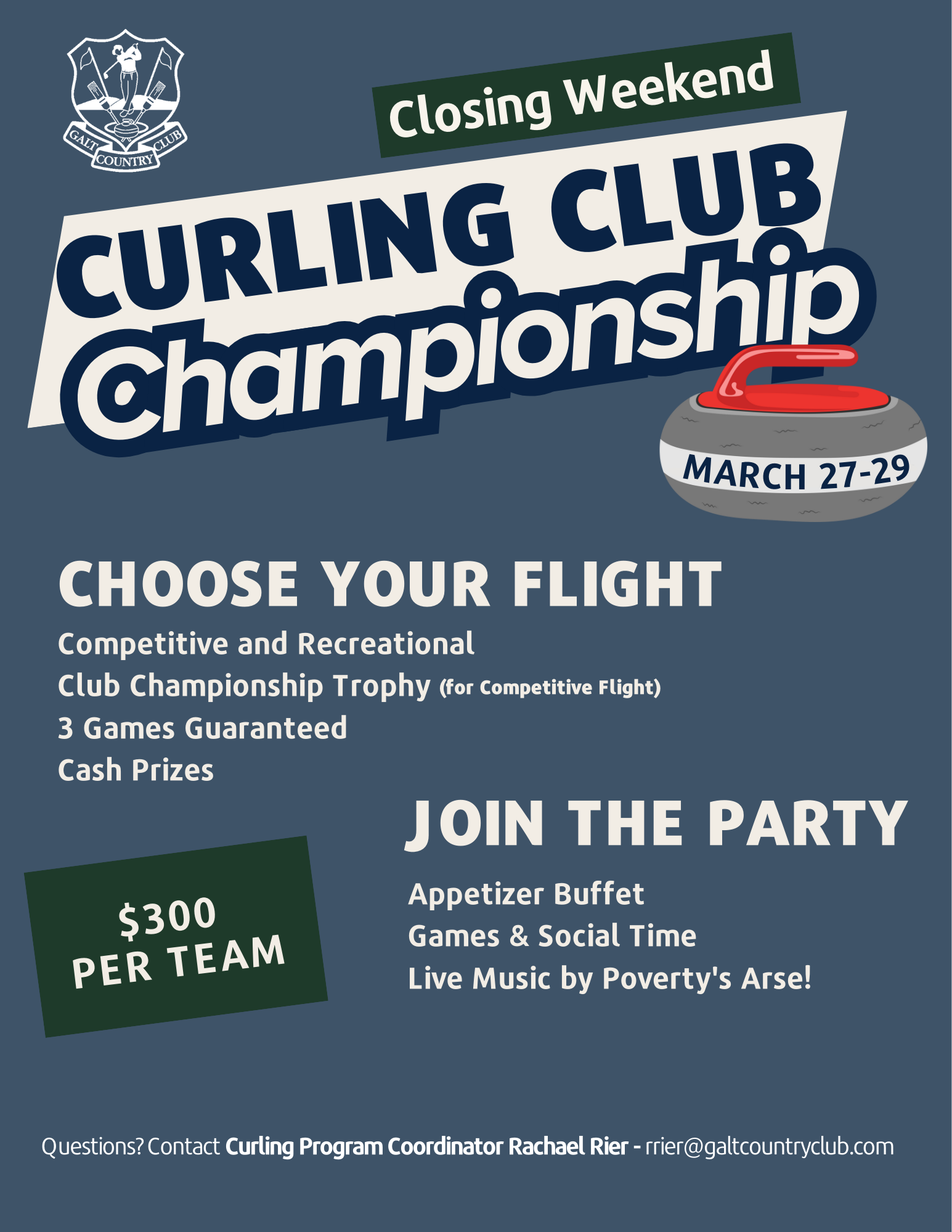 poster Curling Club Championship 2026